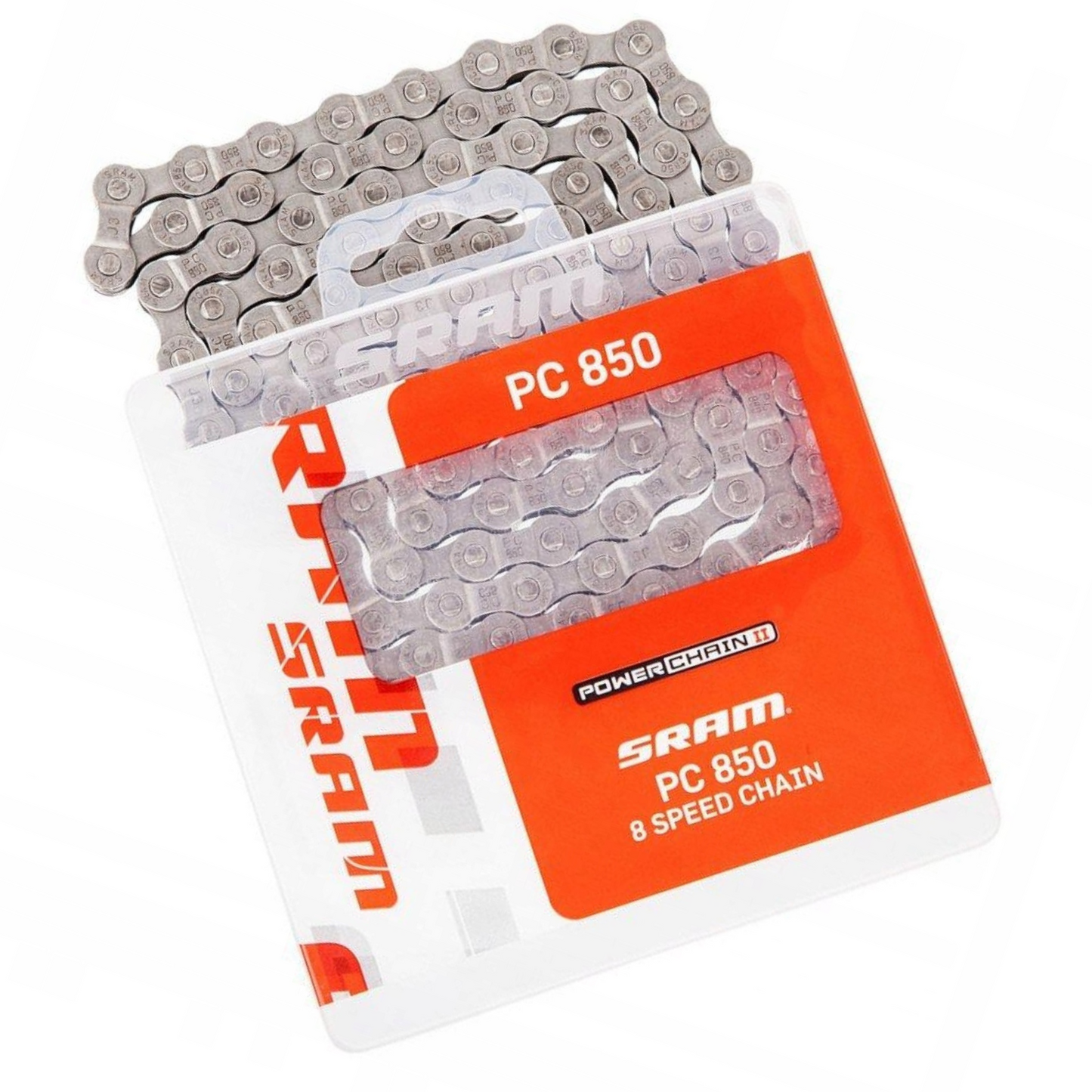 Łańcuch rowerowy SRAM Srebrny 8rz. 114og., PC-850