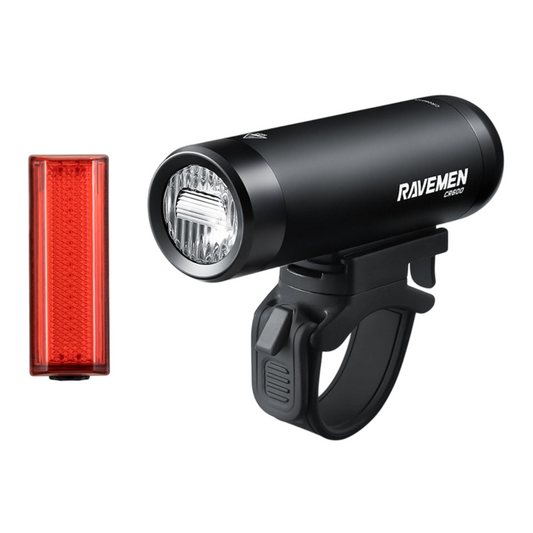 Zestaw lamp rowerowych Ravemen LS10 (CR600+TR20)
