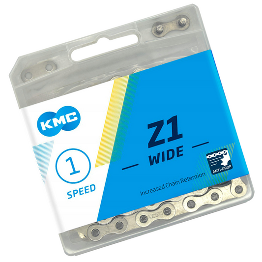 Łańcuch rowerowy 1rz. KMC Z1 Silver 112og. BZ1WNP112